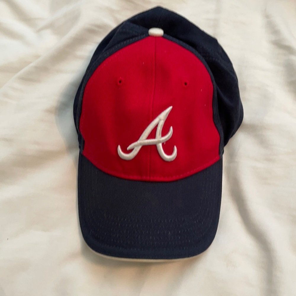 Red and Blue Atlanta Braves Hat